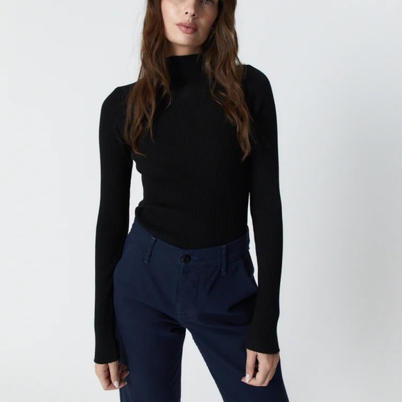 NSF Carla Rib Mock Neck - Picture 4 of 7